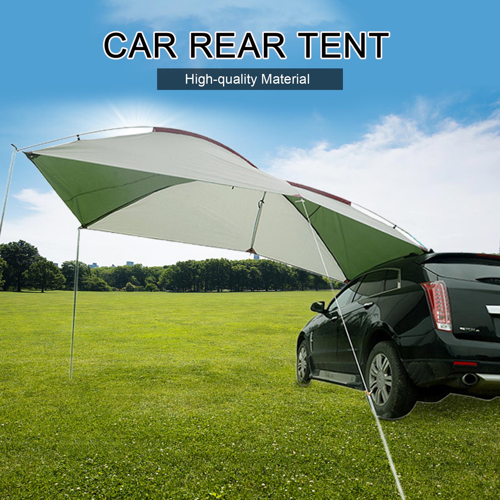 Cheap Goat Tents Car Tent Portable Waterproof Camping Shelter Car Rear Canopy Outdoor Side Canopy Sun Protection For Car Self