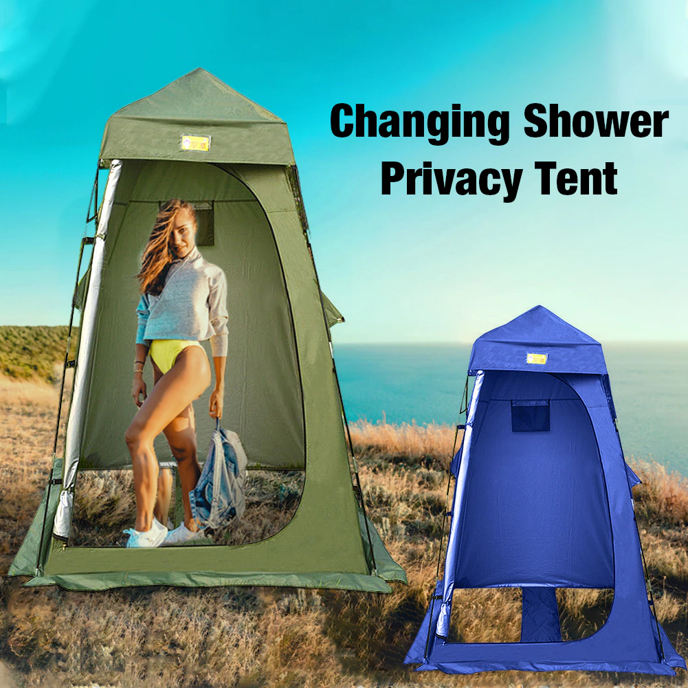 Cheap Goat Tents Changing Shower Privacy Tent Portable Camping Tents Shelter Room Rainproof Sun Protection Tent For Outdoor Awnings Fishing
