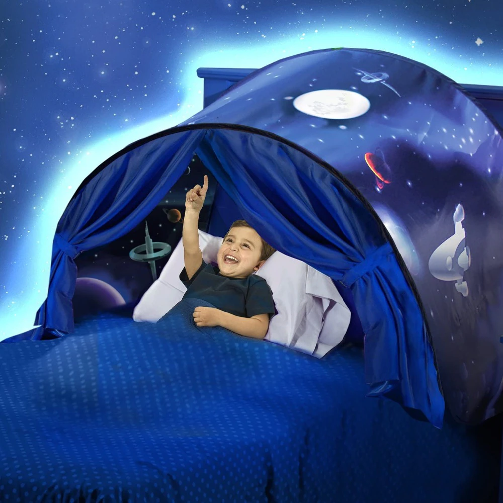 Cheap Goat Tents Dream Tents Fantasy Fun For Kids Foldable Play Pop Up Indoor Bed Tents Magic Princess Castle Playhouse Christmas Birthday Gifts