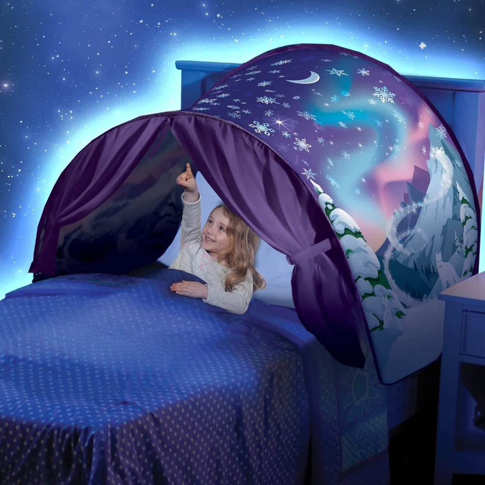 Cheap Goat Tents Dream Tents Fantasy Fun For Kids Foldable Play Pop Up Indoor Bed Tents Magic Princess Castle Playhouse Christmas Birthday Gifts