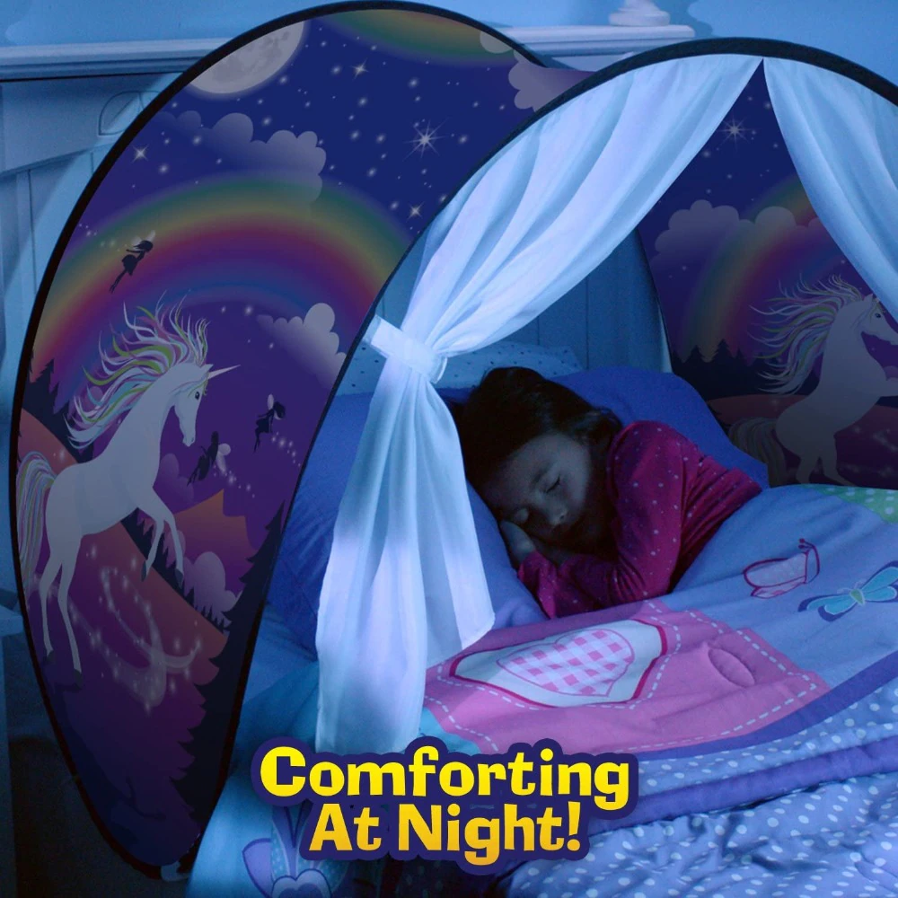 Cheap Goat Tents Dream Tents Fantasy Fun For Kids Foldable Play Pop Up Indoor Bed Tents Magic Princess Castle Playhouse Christmas Birthday Gifts