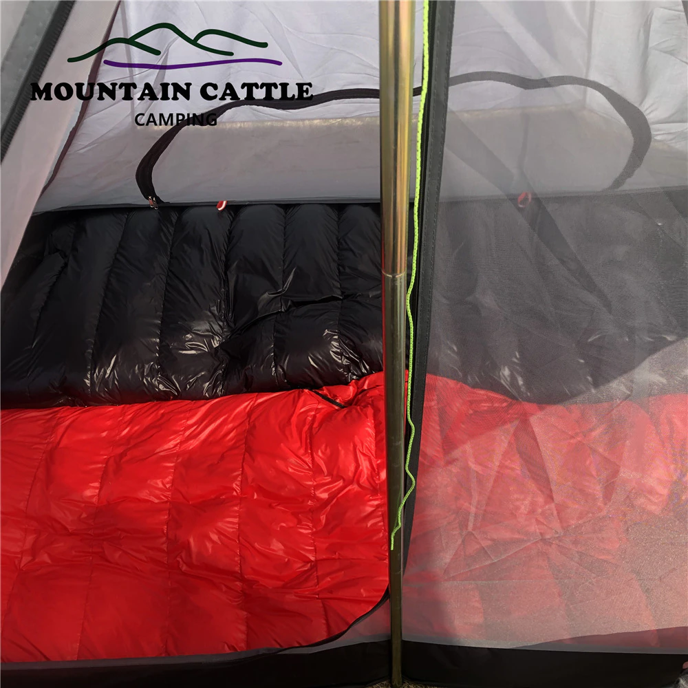 Cheap Goat Tents Extra Big Pyramid Inside Tent Ultralight Rodless Backpacking Mesh Tent Outdoor Camping Travel Tourist Pyramid Teepee Summer Tent