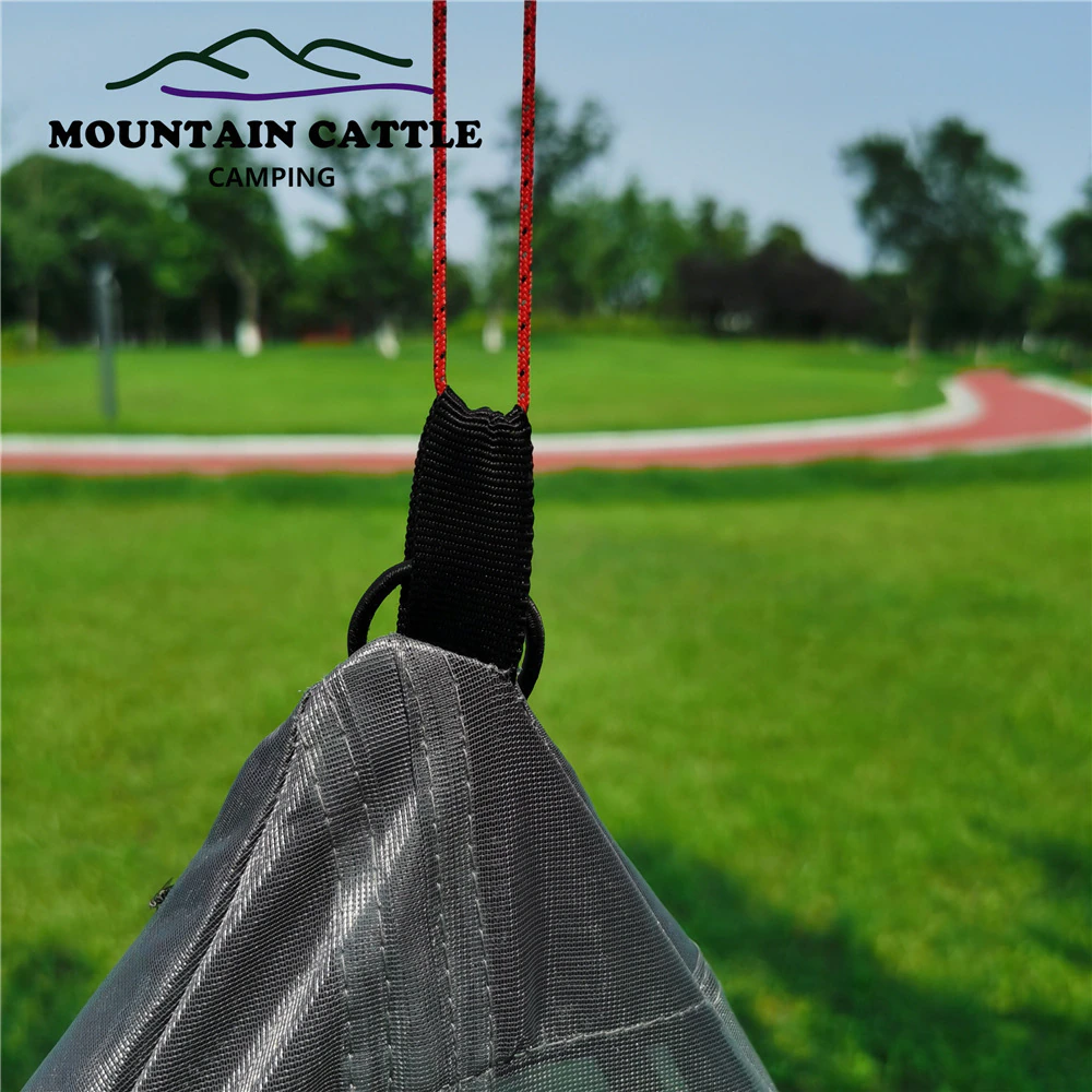 Cheap Goat Tents Extra Big Pyramid Inside Tent Ultralight Rodless Backpacking Mesh Tent Outdoor Camping Travel Tourist Pyramid Teepee Summer Tent