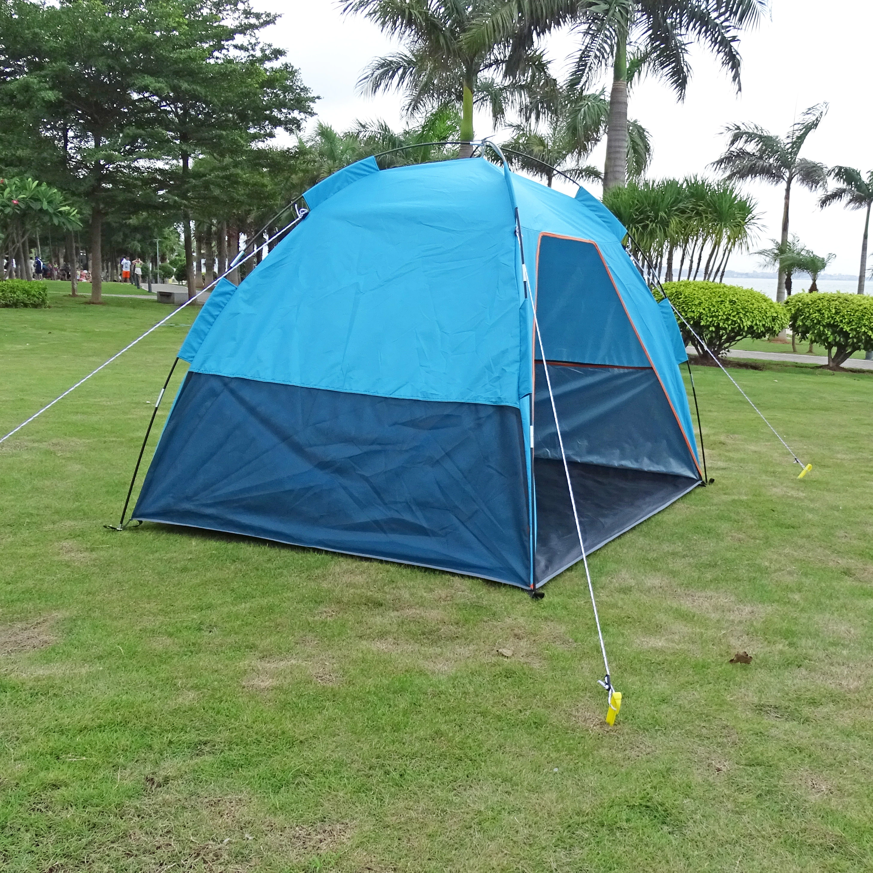 Cheap Goat Tents Family Summer Beach Tent Sun Shelters With Sandbag Sun Shade Uv Foldable Extra Large For 4 Persons Portable Canopy Easy Setup