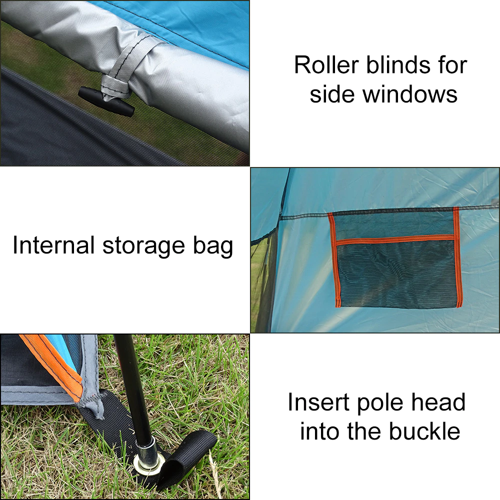 Cheap Goat Tents Family Summer Beach Tent Sun Shelters With Sandbag Sun Shade Uv Foldable Extra Large For 4 Persons Portable Canopy Easy Setup