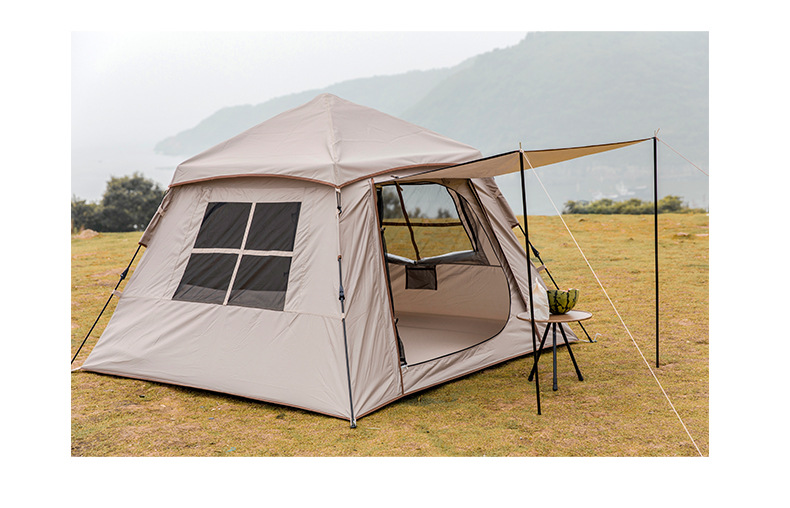 Cheap Goat Tents Fast Open Fully Automatic Tent Outdoor Camp Tourist Small Cap 150d Oxford Waterproof Windproof Family Picnic Travel 3