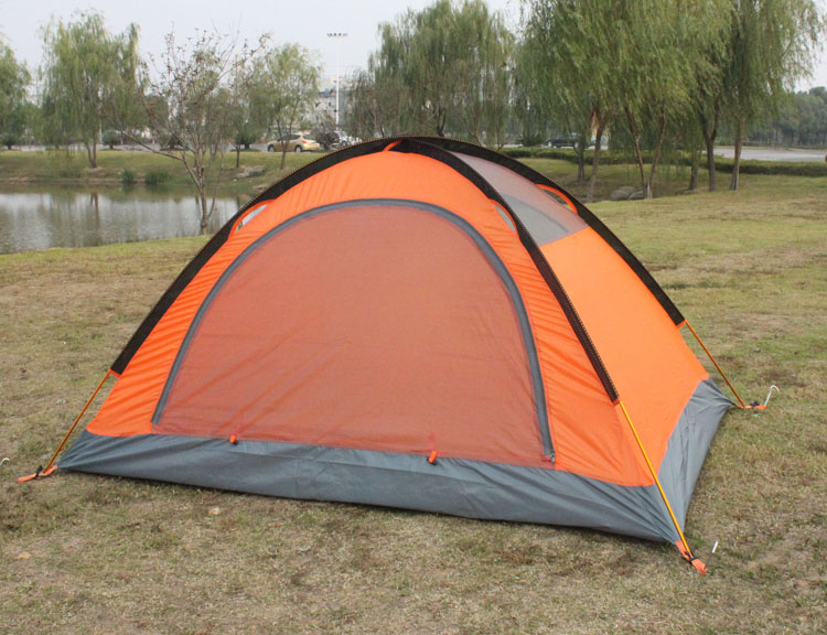 Cheap Goat Tents Flytop 3 Person Double Layer Aluminum Poles Large Space Camping Tent With Snow Skirt