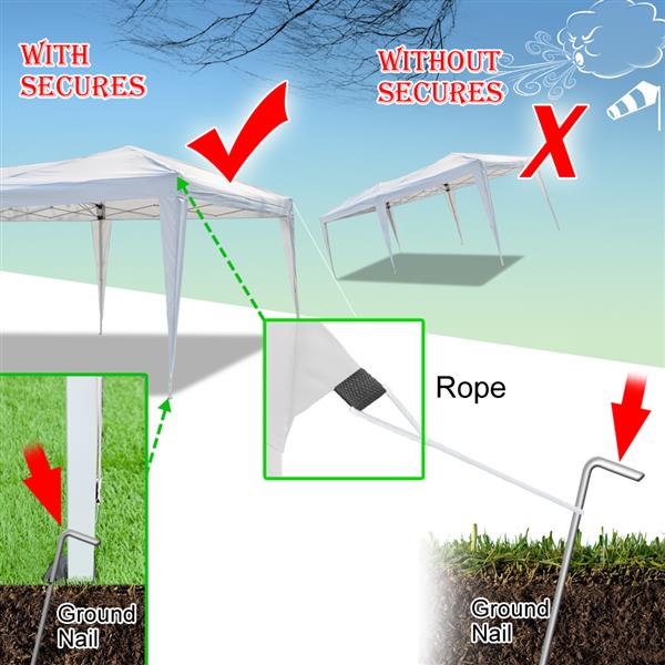 Cheap Goat Tents Four Types 3 X 6m Waterproof Folding Tent Gazebo Wedding Party Canopy Instant Shelter Outdoor Camping Tent