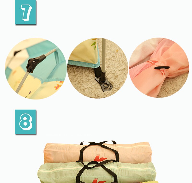 Cheap Goat Tents Fully Automatic Indoor Bed Tent Kids Children Playhouse Dream Princess Tent Windproof Winter Warm Summer Mosquito Net Tent 4size