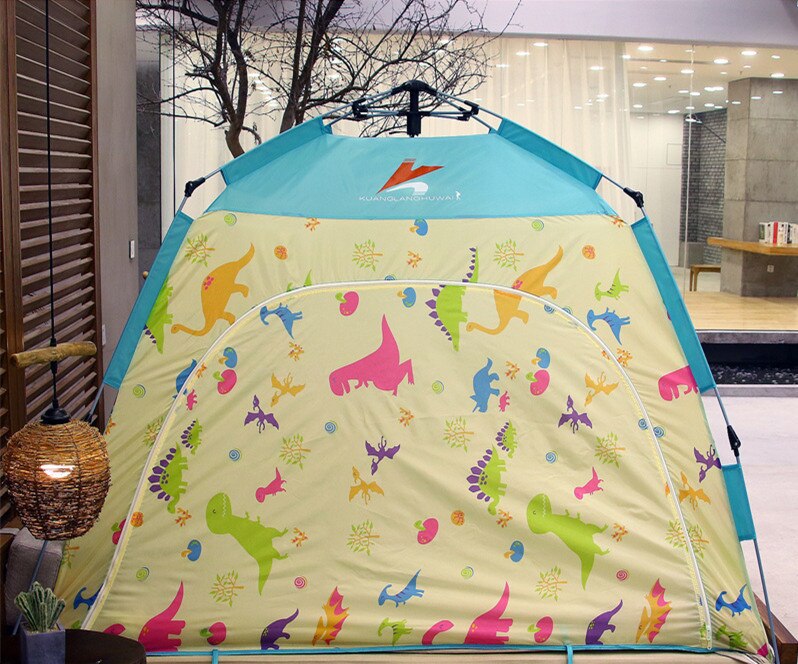 Cheap Goat Tents Fully Automatic Indoor Bed Tent Kids Children Playhouse Dream Princess Tent Windproof Winter Warm Summer Mosquito Net Tent 4size
