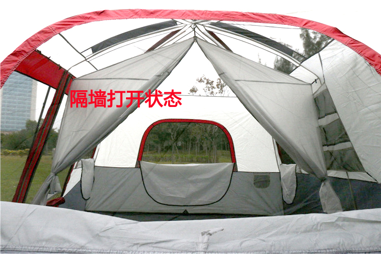 Cheap Goat Tents Glaming Tourist Large Space Outdoor Camping Family Tent 6 8 10 12 Persons Beach Anti
