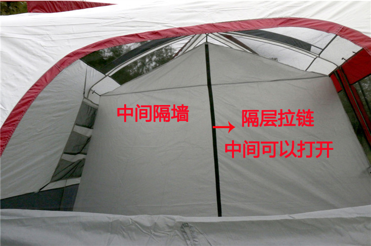 Cheap Goat Tents Glaming Tourist Large Space Outdoor Camping Family Tent 6 8 10 12 Persons Beach Anti