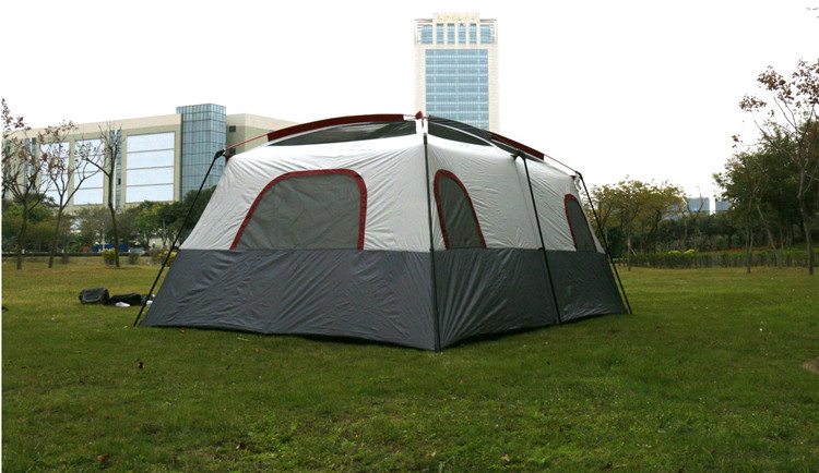 Cheap Goat Tents Glaming Tourist Large Space Outdoor Camping Family Tent 6 8 10 12 Persons Beach Anti