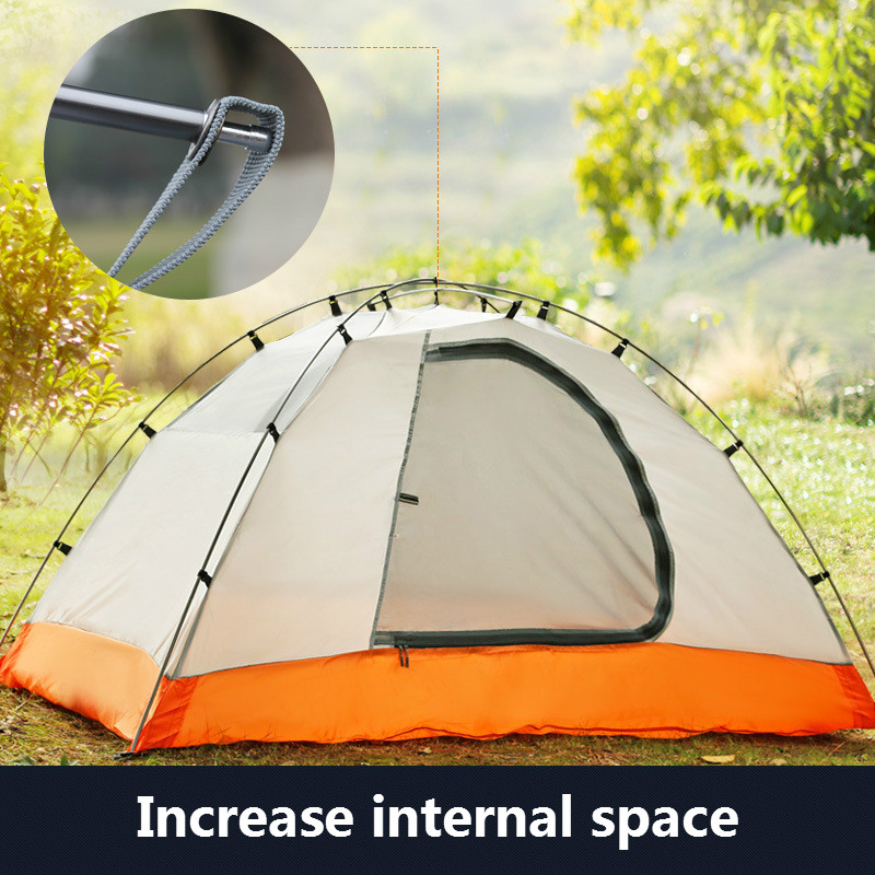 Cheap Goat Tents Hewolf 4 Seasons Outdoor Mountaineering Professional Double Double Tent Set Wild Camping Equipment Ultra Light Snow Skirt Tent