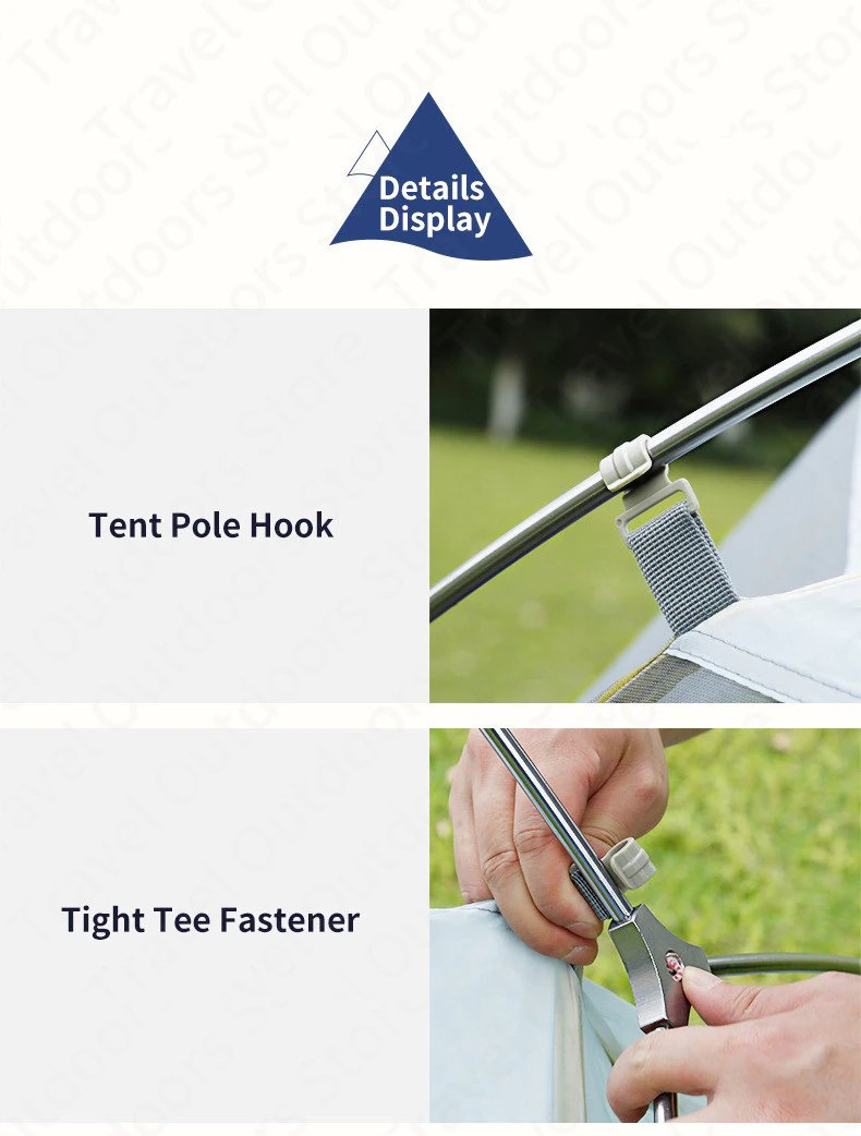 Cheap Goat Tents Hewolf Outdoor Winter Camping Tent 2 Persons Double Layer Waterproof Aluminum Alloy Tent Pole Breathable Double Doors Tent
