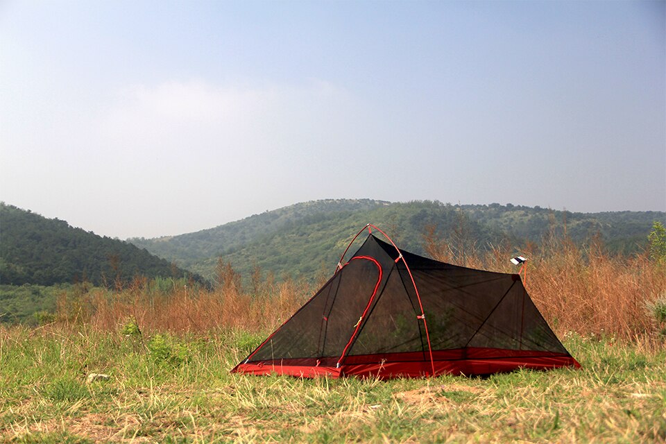 Cheap Goat Tents Himaget Tent 25d Nylon Tent Silicone Coating 2 Person Double Layers Aluminum Alloy Rod Camping Traveling Tent 4 Season