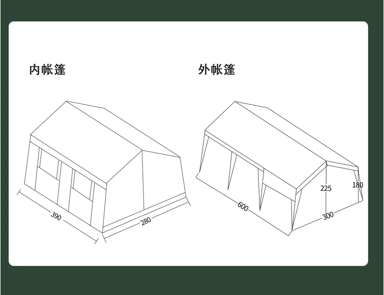 Cheap Goat Tents Home Courtyard Double Deck Courtyard Tent Camp Tent Command Tent Camping Tent