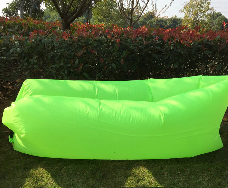 Cheap Goat Tents Inflatable Sofa Cushion Camping Air Tent Bed Sleeping Bag Lazy Beach Air Mattress Folding Lounger Chair Garden Outdoor Furniture