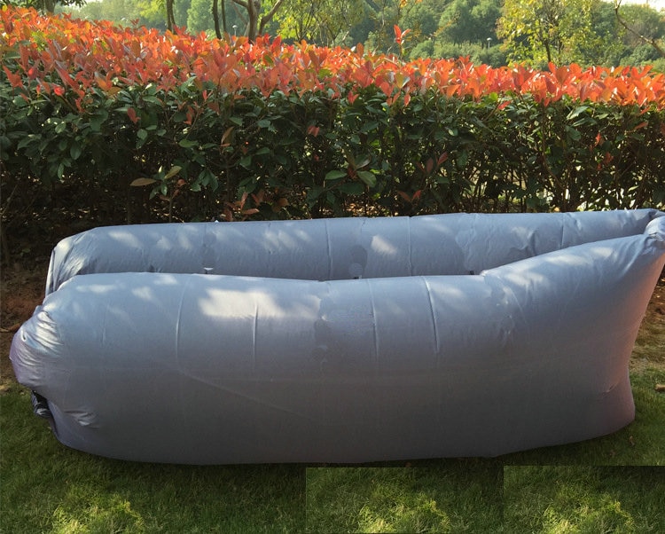 Cheap Goat Tents Inflatable Sofa Cushion Camping Air Tent Bed Sleeping Bag Lazy Beach Air Mattress Folding Lounger Chair Garden Outdoor Furniture