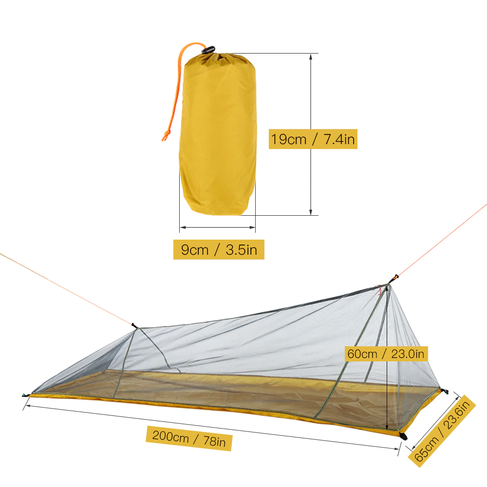 Cheap Goat Tents Lixada Summer 1 Single Person Tent Outdoor Camping Tent Ultralight Mesh Tent Mosquito Insect Bugs Shelter Bug Repellent Net
