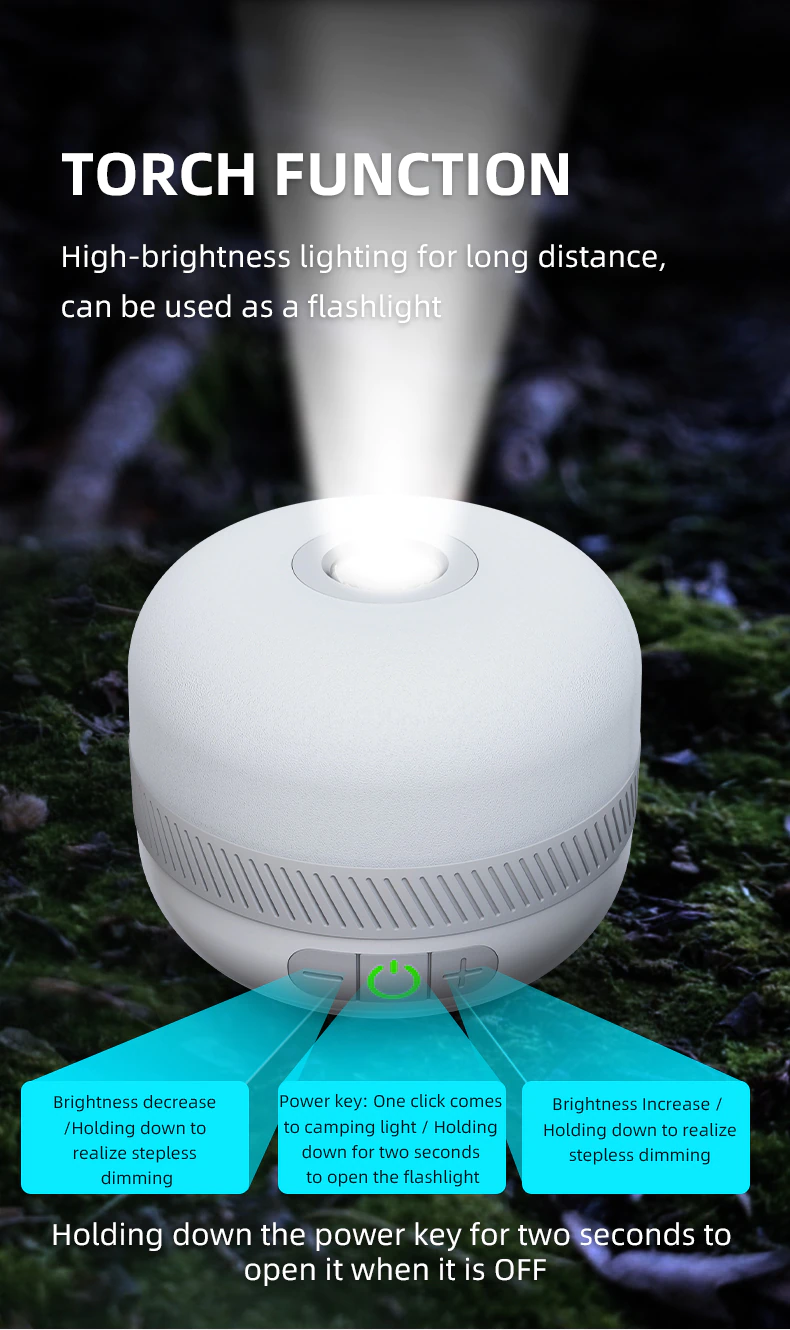 Cheap Goat Tents Lv10 Rechargeable Camping Lantern 230 Hour Camping Flashlight With Magnet Lighting Fixture Tent Fishing Portable Emergency Light