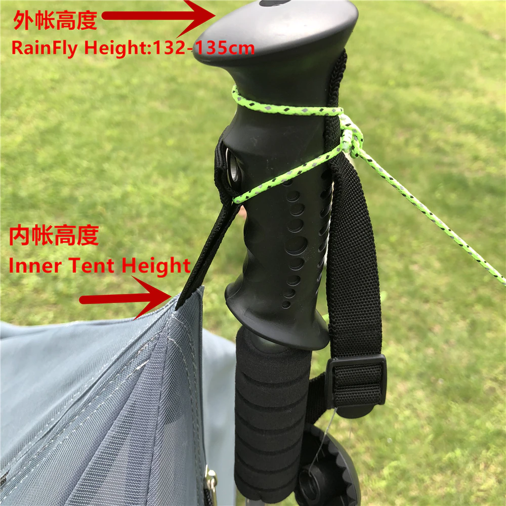 Cheap Goat Tents Mceto 1 Person Pyramid Tent Rodless Backpacking Hiking Camping Equipment Inner And Outside Flysheet