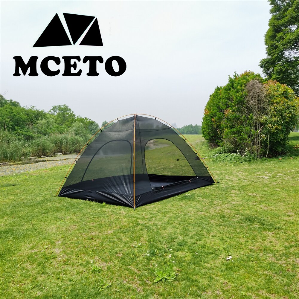 Cheap Goat Tents Mceto Outdoor 6 Person Double Layer Dome Large Family Camping Tent Aluminium Pole Party Adventure Equipment