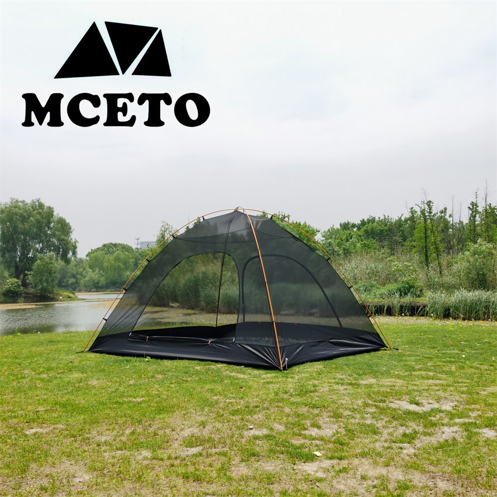 Cheap Goat Tents Mceto Outdoor 6 Person Double Layer Dome Large Family Camping Tent Aluminium Pole Party Adventure Equipment