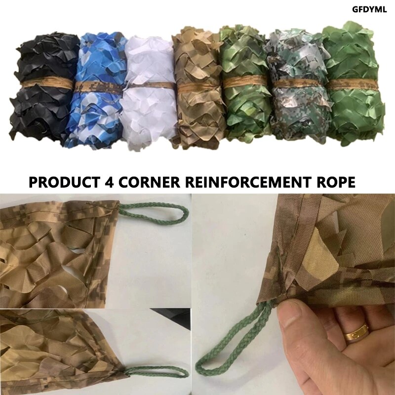 Cheap Goat Tents Military Camouflage Mesh Camouflage Mesh Military Mesh Shade Net Hunting Garden Car Outdoor Camping Shade Tent 4x5m3x10m2x2m