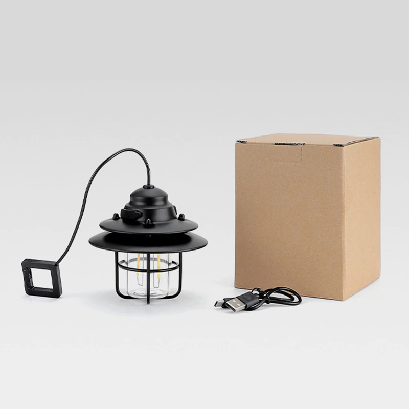 Cheap Goat Tents Mini Retro Camping Lantern Usb Rechargeable Haning Hook Night Light Battery Powered Tent Table Light For Outdoor Emergency