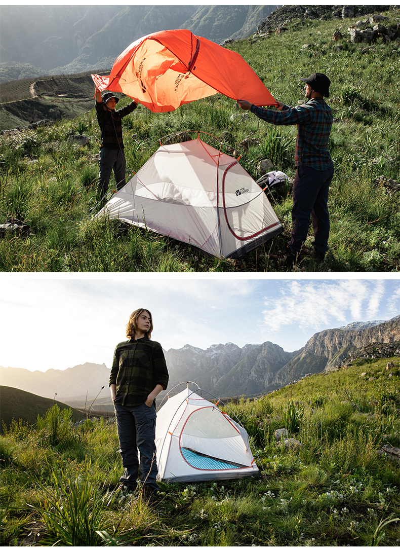 Cheap Goat Tents Mobi Garden Outdoor Camping Ultra Light 20d Silica Gel Aluminum Rod Windproof Rain Proof Tent Light Riding