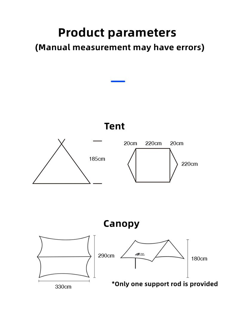Cheap Goat Tents Mobi Garden Tent Hiking Camping Indian Pyramid Type Windproof And Rainproof Camping Multi