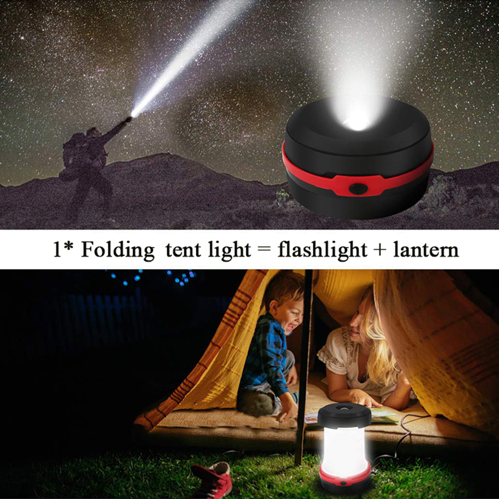 Cheap Goat Tents Multifunctional Led Camping Lantern Retractable Camping Light Outdoor Hanging Lights Portable Tent Light Lamp Night Light