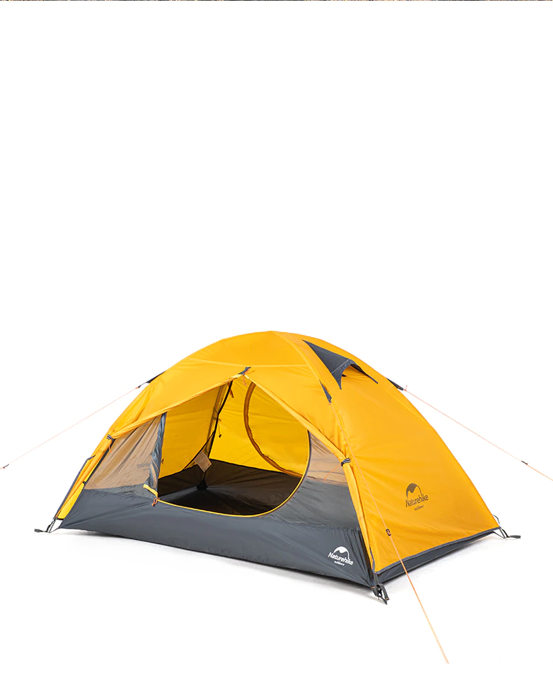 Cheap Goat Tents  2 People Ultralight 20d Camping Tent Outdoor Cycling Trekking Hiking Backpacking Tents Waterproof Pu4000 Green Orange