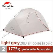 Cheap Goat Tents  2 Person Double Layer 20d Nylon Coated Silicon Ultralight Waterproof Outdoor Riding Tents For Cycling Hiking Camping