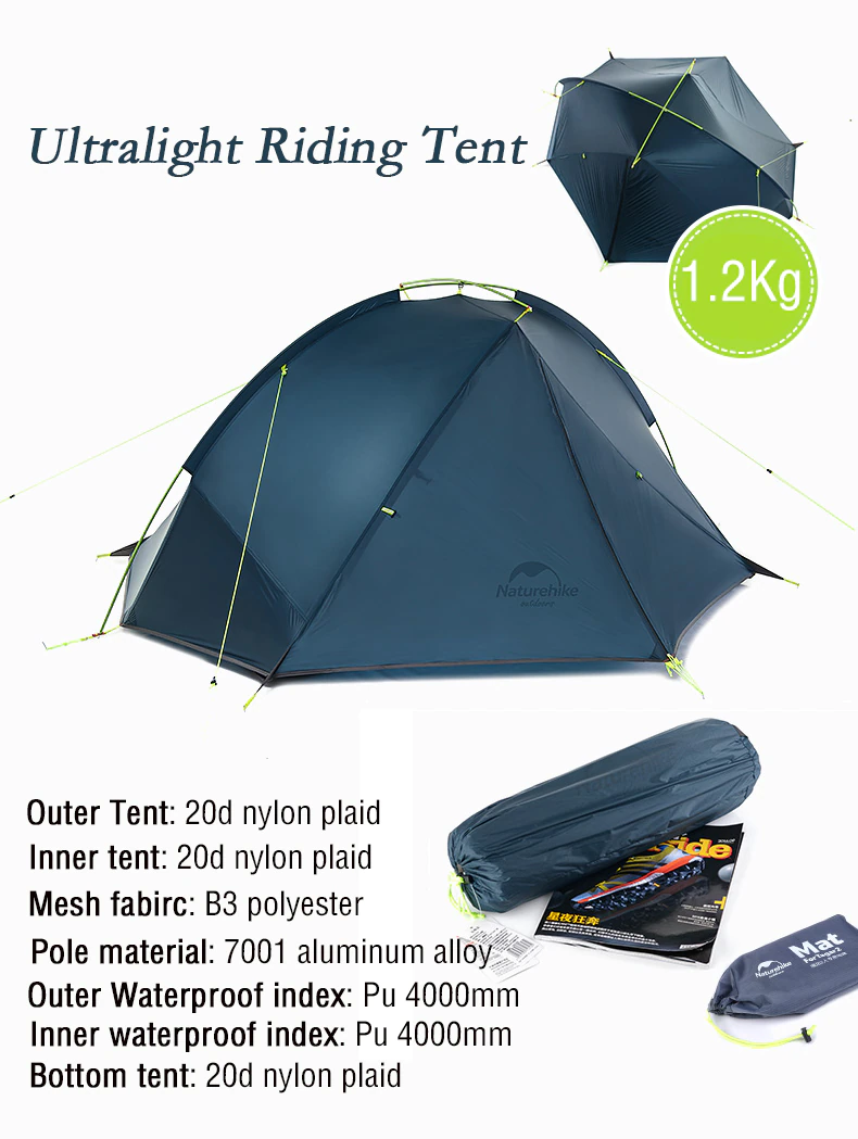 Cheap Goat Tents  Camping Tent Ultralight Nylon Waterproof 3 Season Tent Outdoor Hiking 1