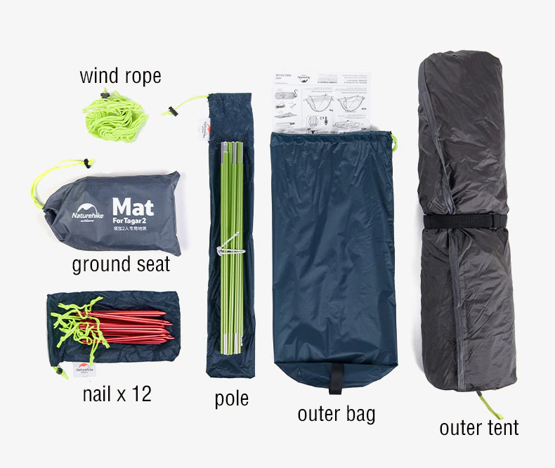 Cheap Goat Tents  Camping Tent Ultralight Nylon Waterproof 3 Season Tent Outdoor Hiking 1