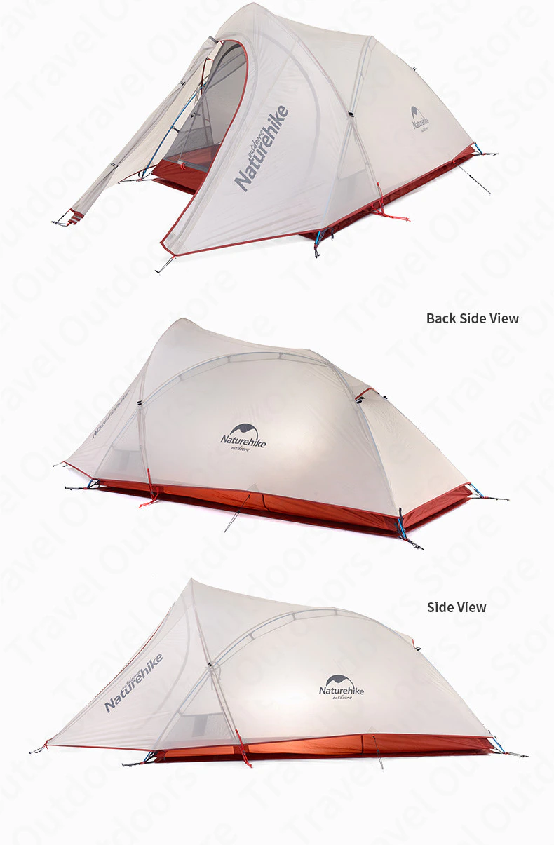 Cheap Goat Tents  Cirrus Fok Camping Tent 2 Persons Outdoor 20d Silicone Nylon Ultralight Large Space Camping Hiking Tent With Free Mat