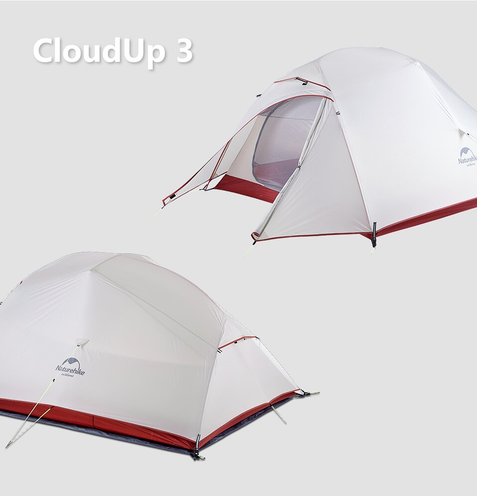 Cheap Goat Tents  Cloud Up Serie 123 Upgraded Camping Tent Waterproof Outdoor Hiking Tent 20d 210t Nylon Backpacking Tent With Free Mat