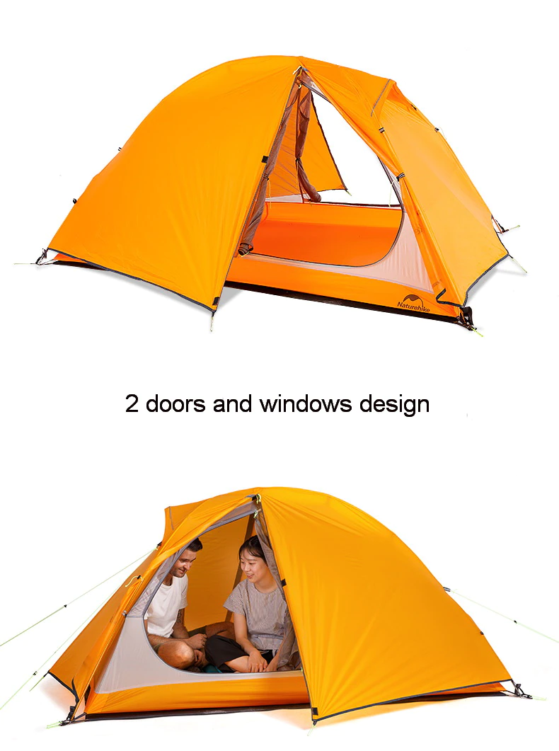 Cheap Goat Tents  Cycling Single Tents Waterproof 1 2 Person Backpacking Trekking Mountain Pu4000 Camping Tent Ultralight
