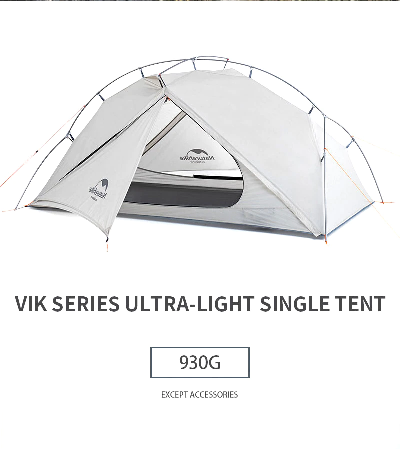 Cheap Goat Tents  New Vik Series 1 Person 2 Person Tent Ultralight Camping Tent Breathable 15d Nylon Aluminum Tent Pole Give Floor Mats