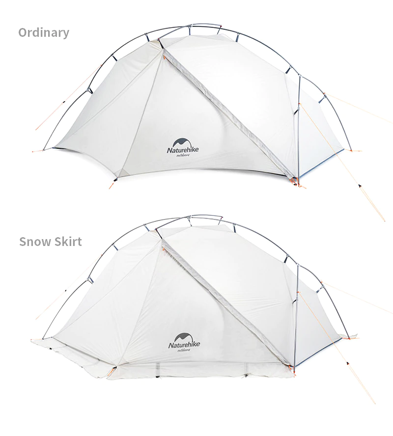 Cheap Goat Tents  New Vik Series 1 Person 2 Person Tent Ultralight Camping Tent Breathable 15d Nylon Aluminum Tent Pole Give Floor Mats