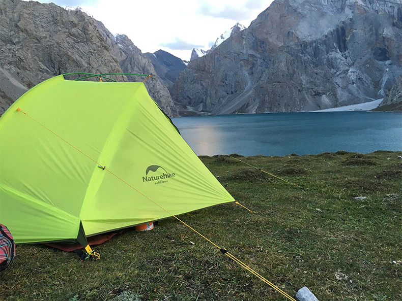 Cheap Goat Tents  Tagar Tent 2 Person Outdoor Camping Travel Tent Ultra Light Waterproof Cycling Tent Hiking Free Footprint Travel Tent