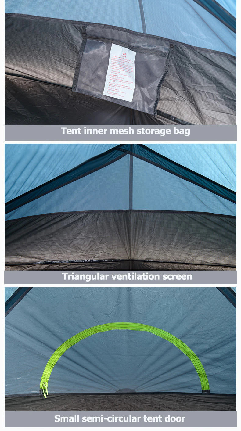 Cheap Goat Tents  Tagar Tent 2 Person Outdoor Camping Travel Tent Ultra Light Waterproof Cycling Tent Hiking Free Footprint Travel Tent