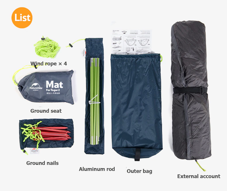 Cheap Goat Tents  Tagar Tent 2 Person Outdoor Camping Travel Tent Ultra Light Waterproof Cycling Tent Hiking Free Footprint Travel Tent