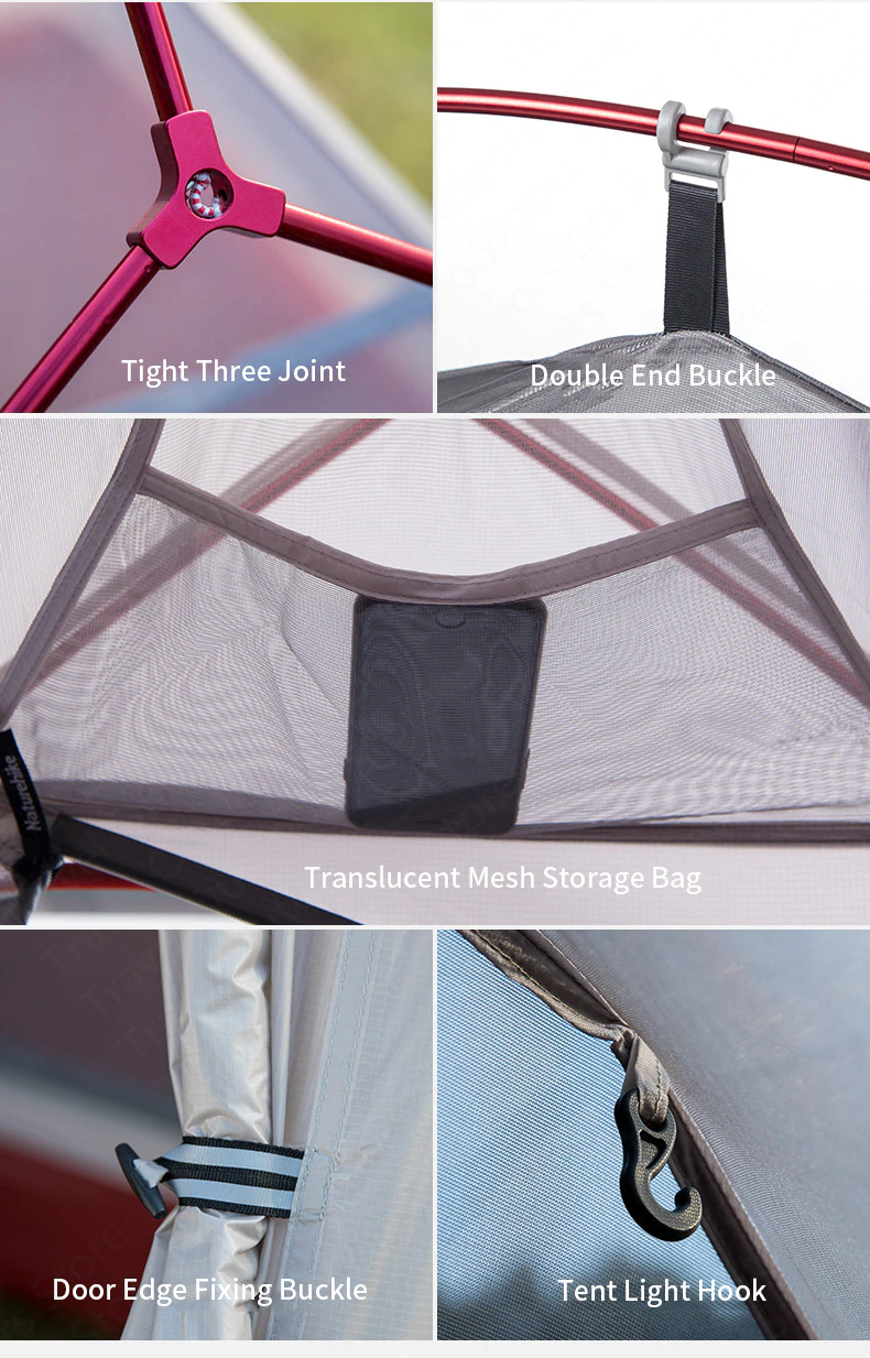 Cheap Goat Tents  Tent Upgrade Cloud Up 1 2 3 Persons Camping Tent Outdoor 20d Silicone Ultralight Tent With Free Mat Nh17t001