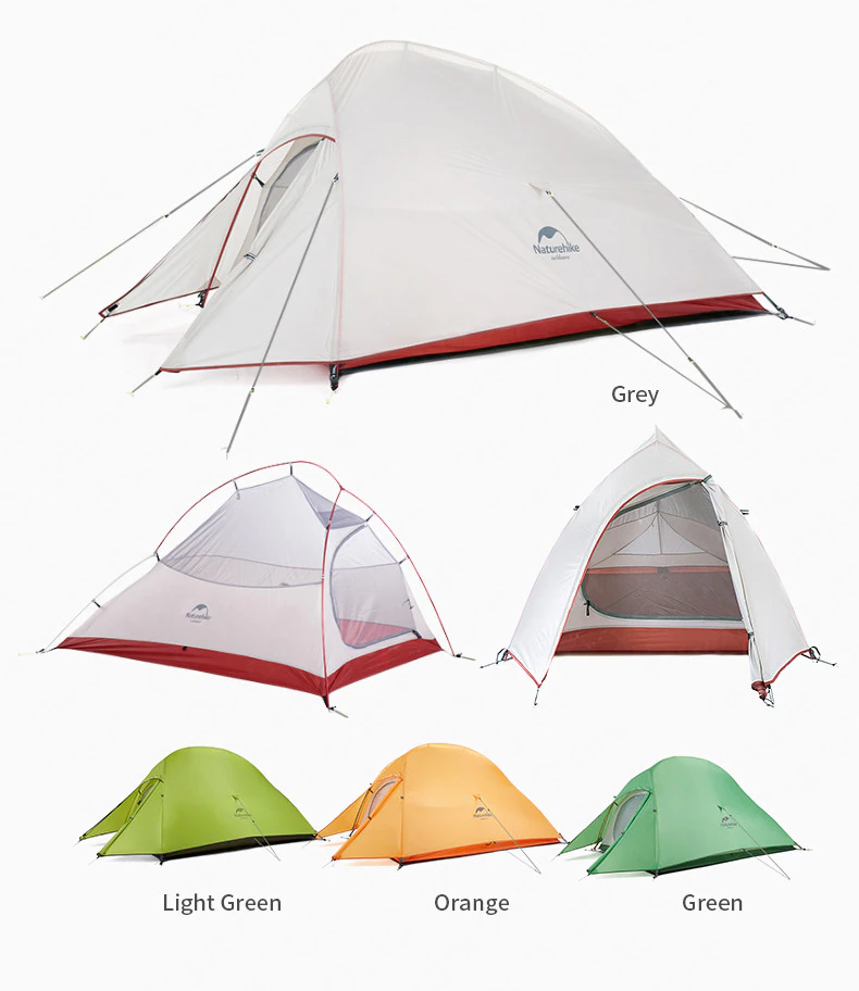 Cheap Goat Tents  Tent Upgrade Cloud Up 1 2 3 Persons Camping Tent Outdoor 20d Silicone Ultralight Tent With Free Mat Nh17t001