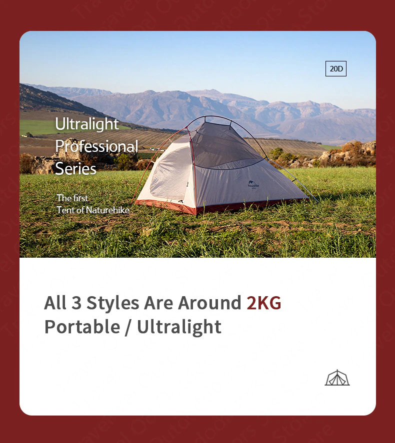 Cheap Goat Tents  Tent Upgrade Cloud Up 1 2 3 Persons Camping Tent Outdoor 20d Silicone Ultralight Tent With Free Mat Nh17t001