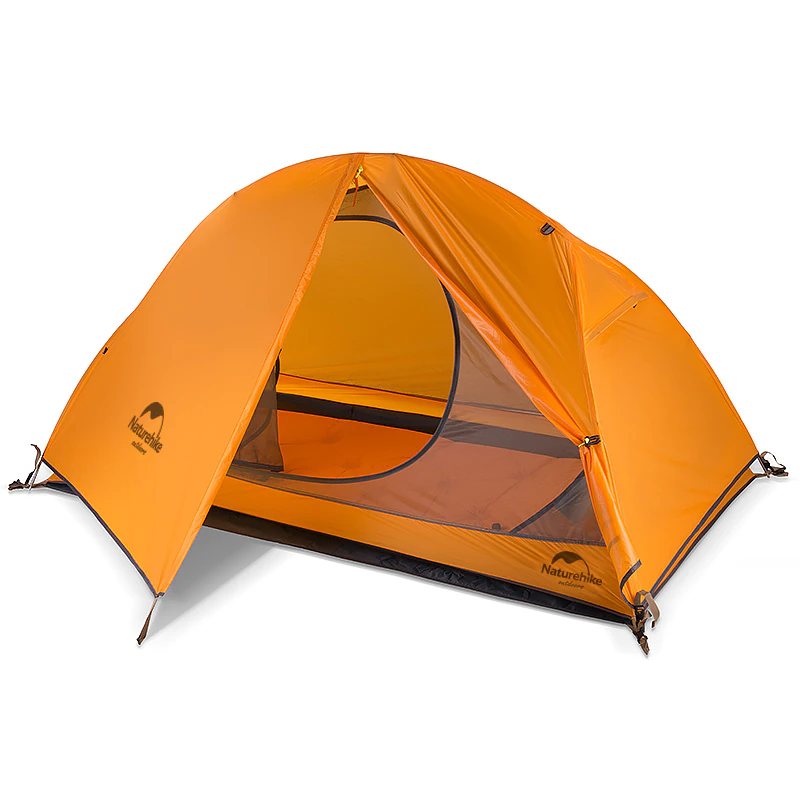 Cheap Goat Tents  Tent Winter Nylon Waterproof 1 Person Tent Ultralight Backpacking Hiking Tent Awning Cycling Single Camping Tent