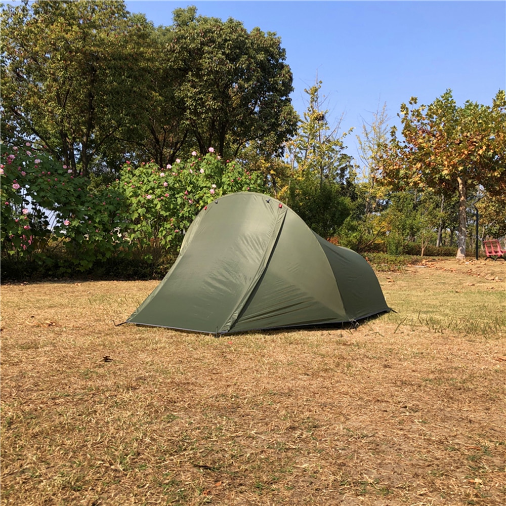 Cheap Goat Tents New 2 Person Camping Tent Outdoor Tents Waterproof Summer Beach Tent For Camping Biking Hiking Muntaineering Fishing